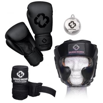 Gants de boxe à lacets Pro Spectral 100% cuir - Budo-Fight